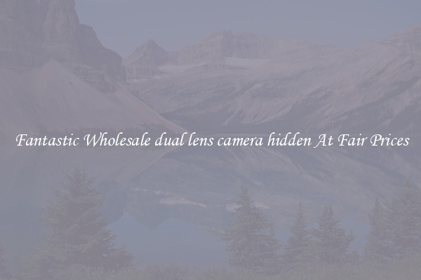 Fantastic Wholesale dual lens camera hidden At Fair Prices