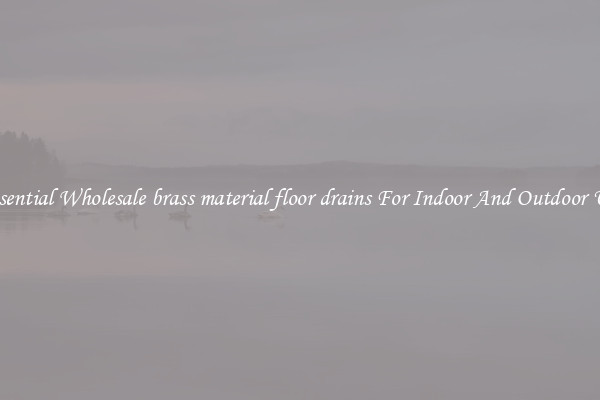 Essential Wholesale brass material floor drains For Indoor And Outdoor Use