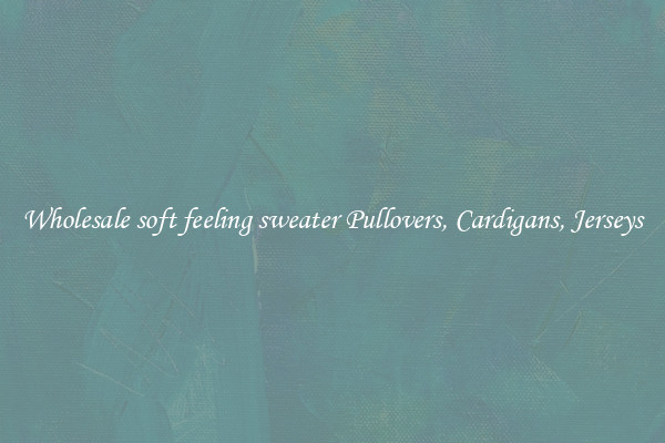 Wholesale soft feeling sweater Pullovers, Cardigans, Jerseys