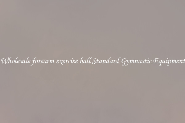 Wholesale forearm exercise ball Standard Gymnastic Equipment
