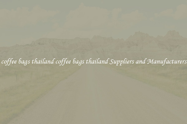 coffee bags thailand coffee bags thailand Suppliers and Manufacturers