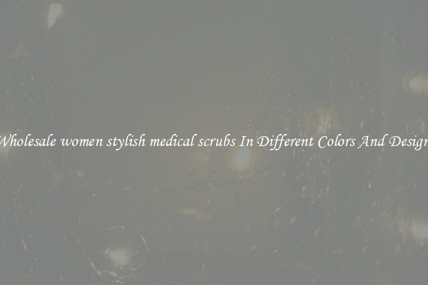 Wholesale women stylish medical scrubs In Different Colors And Designs