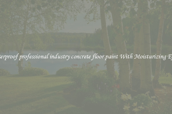 Waterproof professional industry concrete floor paint With Moisturizing Effect