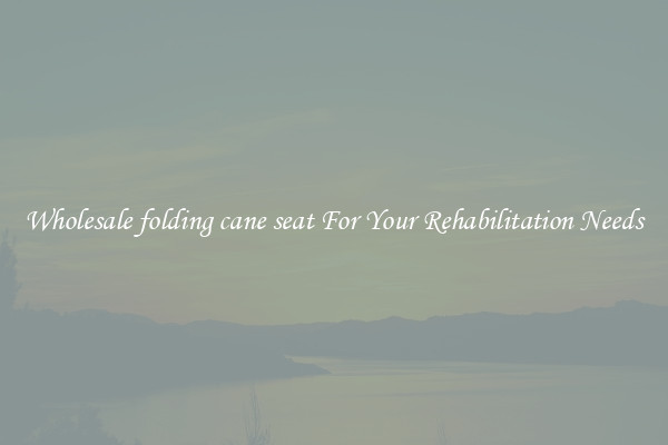 Wholesale folding cane seat For Your Rehabilitation Needs